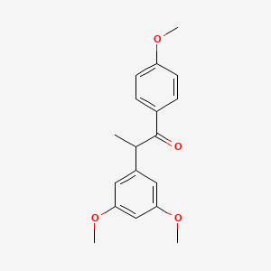 2-(3,5-Dimethoxyphenyl)-1-(4-methoxyphenyl)propan-1-one