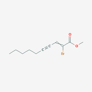 Methyl 2-bromodec-2-en-4-ynoate