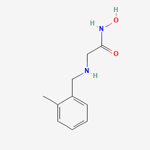 N-Hydroxy-N~2~-[(2-methylphenyl)methyl]glycinamide