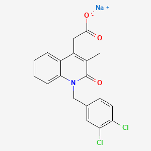 2,4-Cyclohexadien-1-one, 3-(acetyloxy)-6-((3,4-dichlorophenyl)methyl)-6-hydroxy-2-methyl-