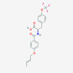 N-{4-[(But-2-en-1-yl)oxy]benzoyl}-O-(trifluoromethyl)-L-tyrosine