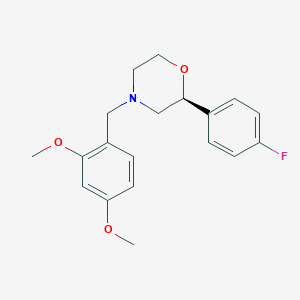 (2S)-4-[(2,4-Dimethoxyphenyl)methyl]-2-(4-fluorophenyl)morpholine