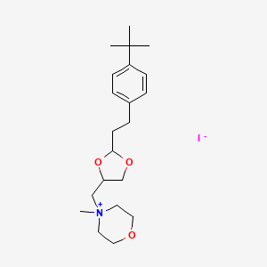 4-{2-[2-(4-tert-Butyl-phenyl)-ethyl]-[1,3]dioxolan-4-ylmethyl}-4-methyl-morpholin-4-ium