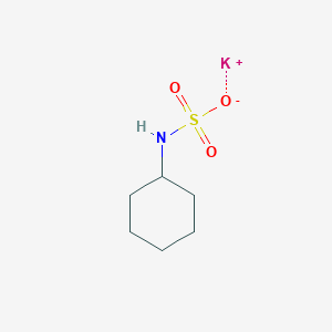 molecular formula C6H12KNO3S B1262076 环己基氨基磺酸钾 CAS No. 7758-04-5