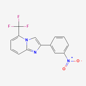 2-(3-Nitrophenyl)-5-(trifluoromethyl)imidazo[1,2-a]pyridine