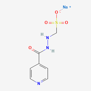 molecular formula C7H8N3NaO4S B1262085 Isoniazid sodium methanesulfonate CAS No. 3804-89-5