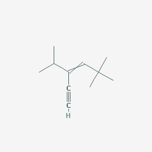 molecular formula C11H18 B12620850 5,5-Dimethyl-3-(propan-2-yl)hex-3-en-1-yne CAS No. 919516-19-1