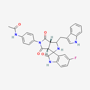 molecular formula C30H24FN5O4 B12620889 C30H24FN5O4 