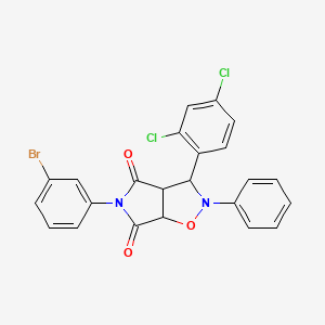 5-(3-bromophenyl)-3-(2,4-dichlorophenyl)-2-phenyldihydro-2H-pyrrolo[3,4-d][1,2]oxazole-4,6(3H,5H)-dione