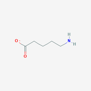 molecular formula C5H10NO2- B1262092 δ-氨基戊酸 