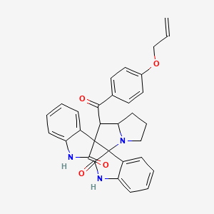 molecular formula C31H27N3O4 B12620924 CID 4891806 