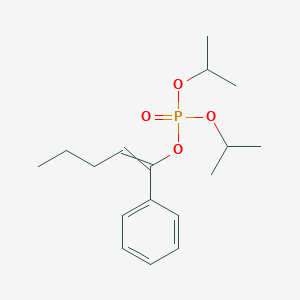 1-Phenylpent-1-en-1-yl dipropan-2-yl phosphate