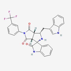 molecular formula C29H21F3N4O3 B12620932 C29H21F3N4O3 