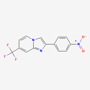 2-(4-Nitrophenyl)-7-(trifluoromethyl)imidazo[1,2-a]pyridine