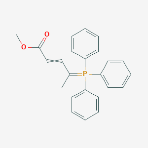 Methyl 4-(triphenyl-lambda~5~-phosphanylidene)pent-2-enoate