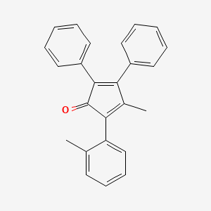 3-Methyl-2-(2-methylphenyl)-4,5-diphenylcyclopenta-2,4-dien-1-one