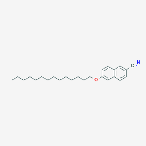 6-(Tetradecyloxy)naphthalene-2-carbonitrile