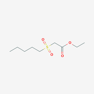 Ethyl (pentane-1-sulfonyl)acetate