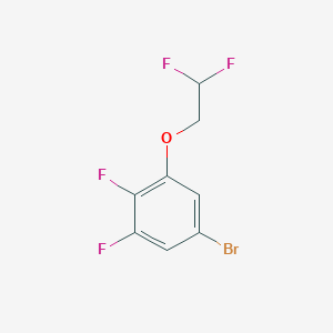 molecular formula C8H5BrF4O B12621099 5-Bromo-1-(2,2-difluoro-ethoxy)-2,3-difluoro-benzene CAS No. 947534-37-4