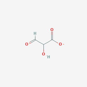 molecular formula C3H3O4- B1262112 2-Hydroxy-3-oxopropanoate 