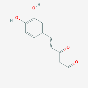 molecular formula C12H12O4 B12621148 6-(3,4-Dihydroxyphenyl)hex-5-ene-2,4-dione CAS No. 918629-55-7