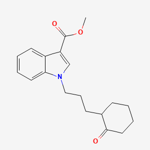 Methyl 1-[3-(2-oxocyclohexyl)propyl]-1H-indole-3-carboxylate