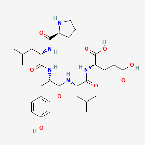 L-Prolyl-L-leucyl-L-tyrosyl-L-leucyl-L-glutamic acid