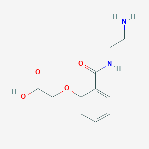 {2-[(2-Aminoethyl)carbamoyl]phenoxy}acetic acid