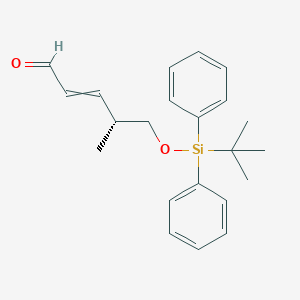 (4R)-5-{[tert-Butyl(diphenyl)silyl]oxy}-4-methylpent-2-enal