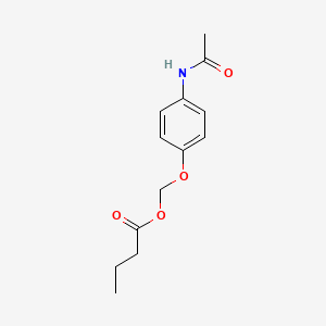 (4-Acetamidophenoxy)methyl butanoate