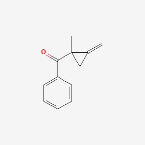 molecular formula C12H12O B12621271 (1-Methyl-2-methylidenecyclopropyl)(phenyl)methanone CAS No. 918403-11-9