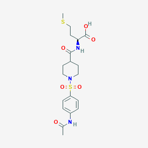 molecular formula C19H27N3O6S2 B12621277 C19H27N3O6S2 