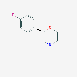 (2S)-4-tert-butyl-2-(4-fluorophenyl)morpholine