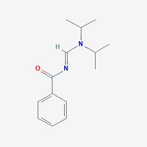 N-{(E)-[Di(propan-2-yl)amino]methylidene}benzamide