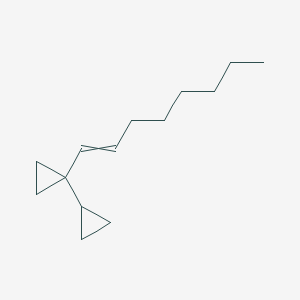 molecular formula C14H24 B12621294 1-(Oct-1-EN-1-YL)-1,1'-BI(cyclopropane) CAS No. 921819-40-1