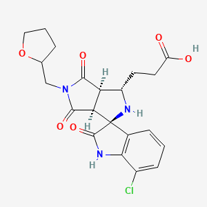 molecular formula C21H22ClN3O6 B12621323 C21H22ClN3O6 