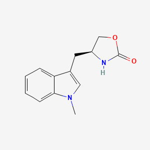 (4S)-4-[(1-Methyl-1H-indol-3-yl)methyl]-1,3-oxazolidin-2-one