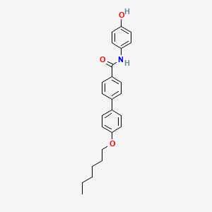 4'-(Hexyloxy)-N-(4-hydroxyphenyl)[1,1'-biphenyl]-4-carboxamide