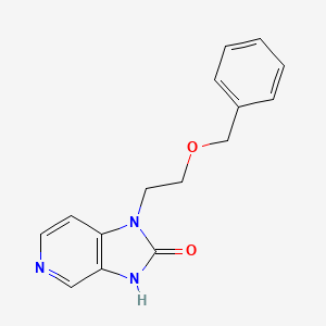 1-[2-(Benzyloxy)ethyl]-1,3-dihydro-2H-imidazo[4,5-c]pyridin-2-one