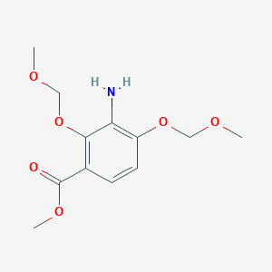 Methyl 3-amino-2,4-bis(methoxymethoxy)benzoate