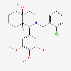 molecular formula C25H32ClNO4 B12621547 C25H32ClNO4 