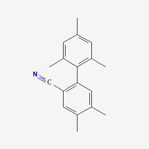 2',4,4',5,6'-Pentamethyl[1,1'-biphenyl]-2-carbonitrile