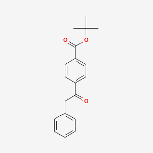 molecular formula C19H20O3 B12621569 tert-Butyl 4-(phenylacetyl)benzoate CAS No. 917567-37-4