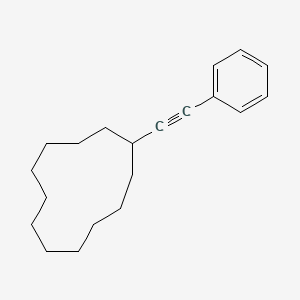 molecular formula C20H28 B12621575 (Phenylethynyl)cyclododecane CAS No. 918638-80-9