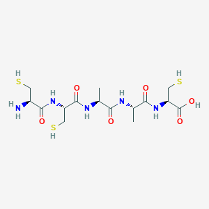 L-Cysteinyl-L-cysteinyl-L-alanyl-L-alanyl-L-cysteine