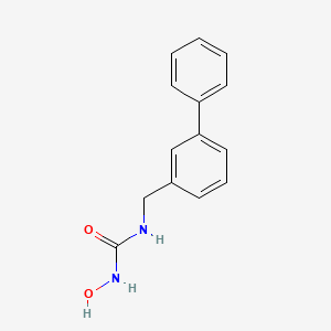 molecular formula C14H14N2O2 B12621616 N-[([1,1'-Biphenyl]-3-yl)methyl]-N'-hydroxyurea CAS No. 919996-74-0