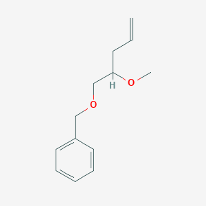 {[(2-Methoxypent-4-en-1-yl)oxy]methyl}benzene