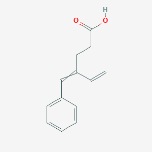 molecular formula C13H14O2 B12621725 4-Benzylidenehex-5-enoic acid CAS No. 919283-81-1