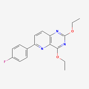 2,4-Diethoxy-6-(4-fluorophenyl)pyrido[3,2-d]pyrimidine