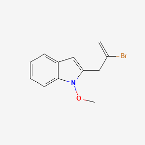 2-(2-Bromoprop-2-en-1-yl)-1-methoxy-1H-indole